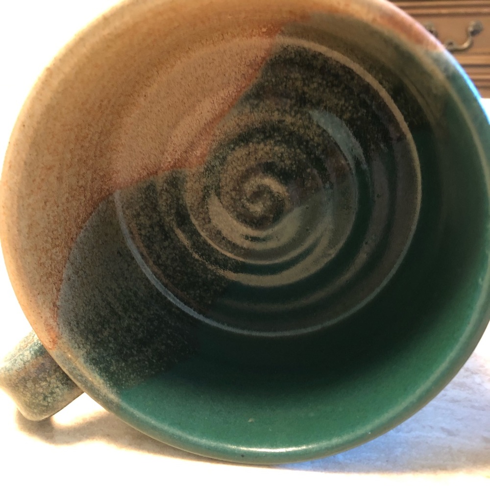 NWOT Handmade Pottery Soup Bowl With Handle- Set of 2 - Picture 9 of 9